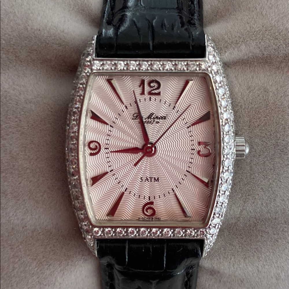 DaMincci Diamond Watch with exchangeable bands